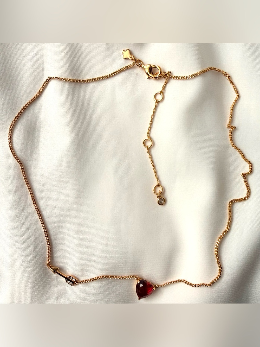 Kate Spade Lovestruck Heart and Arrow Necklace